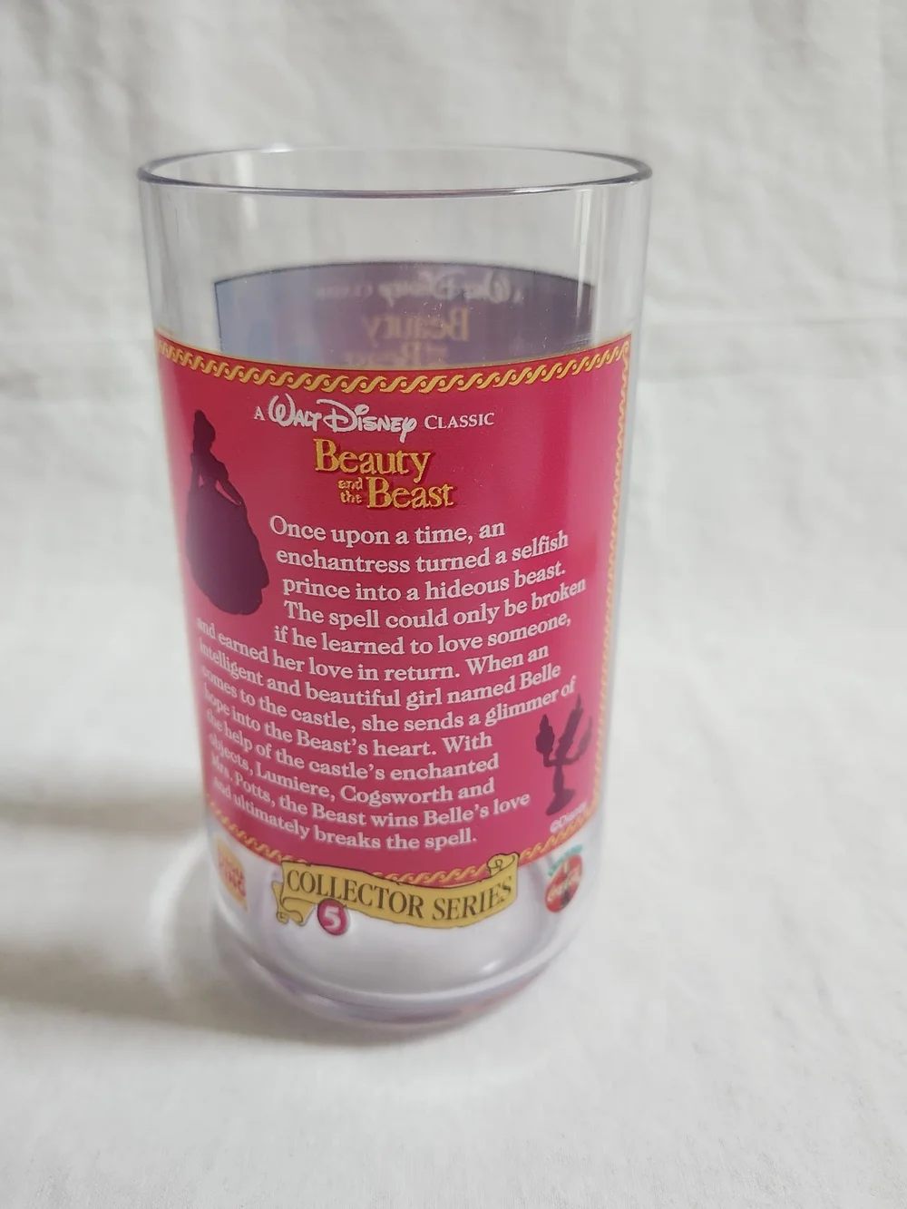 Disney Beauty and the Beast Pink Collector Glass - Picture 9 of 12